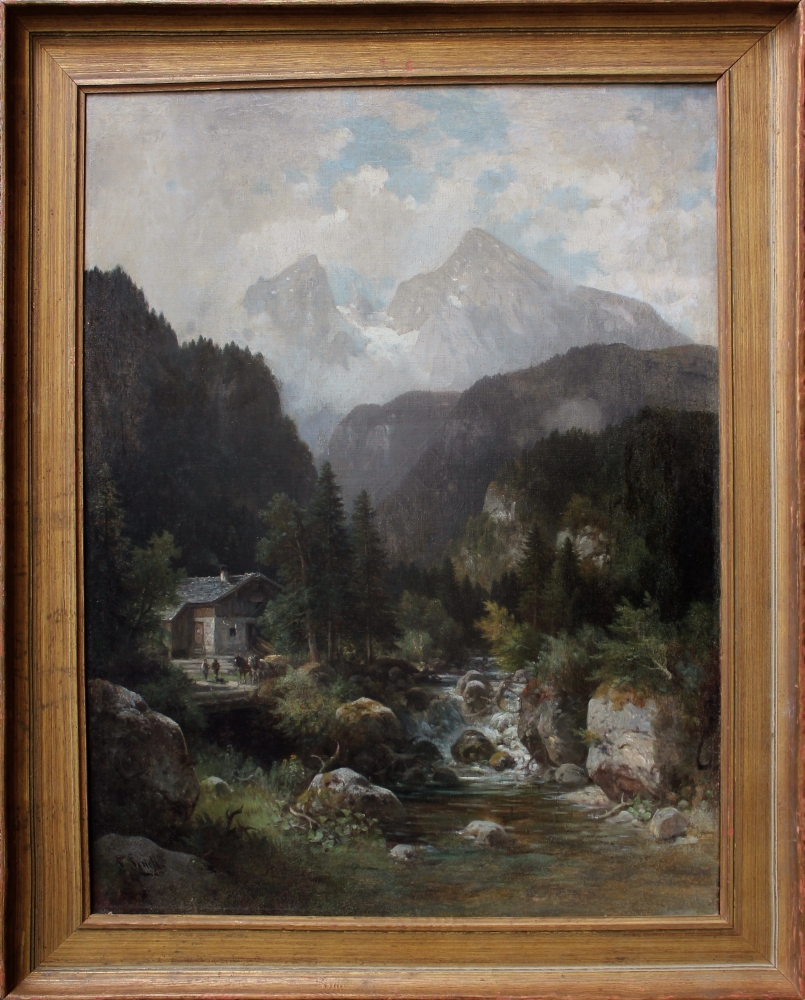 Sckell Ludwig, Pejza alpejski [Widok Berchtesgaden]